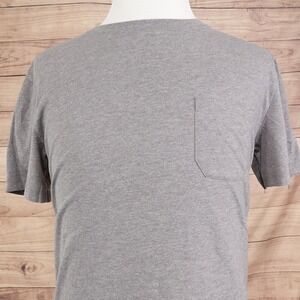 RicherPoorer Shirt Mens Medium Gray 100% Pima Cotton Pocket Tee T-Shirt Soft